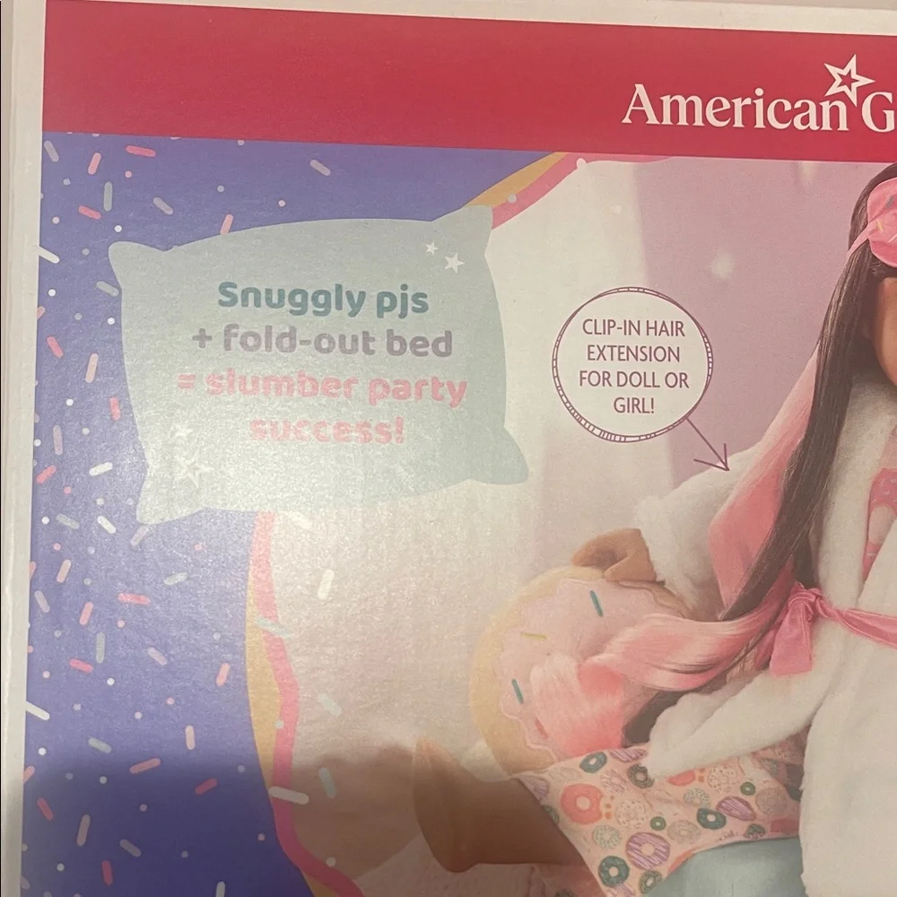 American Girl Truly Me Sweetest Slumber Party Set for 18 inch dolls